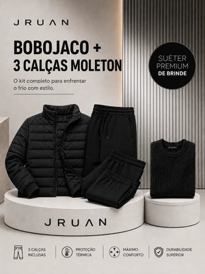 (OFERTA DE INVERNO) Kit Frio Imparável (Bobojaco + Calça Moletom ) + SUÉTER PREMIUM GRÁTIS - imagem 1