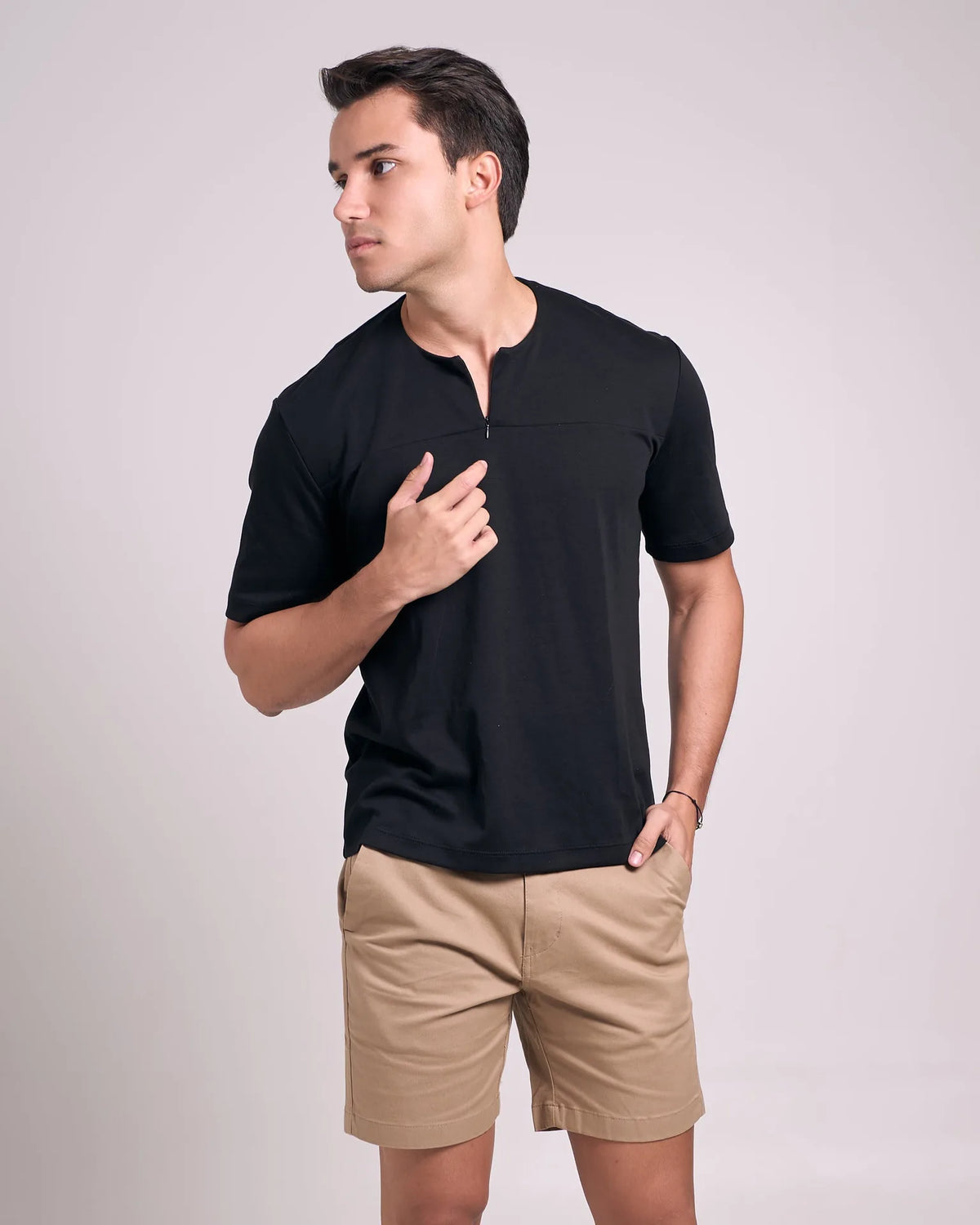 CAMISETA PIMA - HOME - PRETO - imagem 1